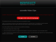 Tablet Screenshot of ozone8tv.com